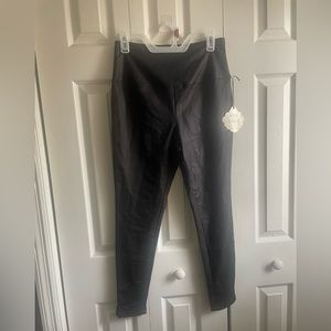 Knox Rose Faux Leather Leggings - Size Medium- NWT